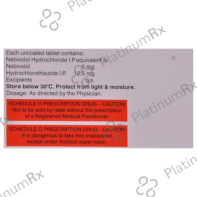 Nebistar H 12.5/5mg Tablet 15s