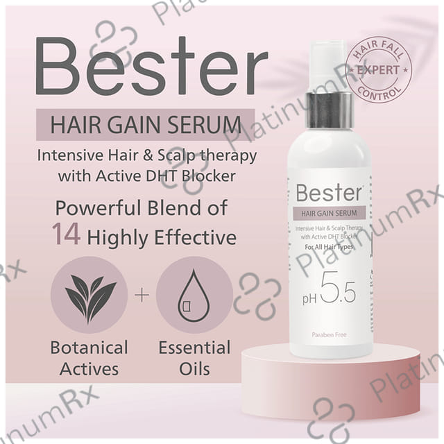 Bester PH 5.5 Hair Gain Serum (100ml Each) 1 Bottle