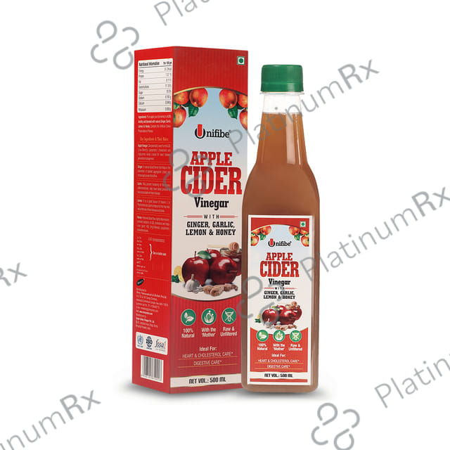 Unifibe Apple Cider Vinegar with Ginger, Garlic, Lemon & Honey