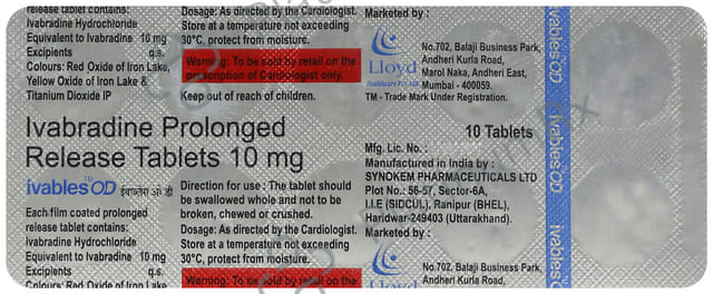 Ivables OD 10mg Tablet PR 10s