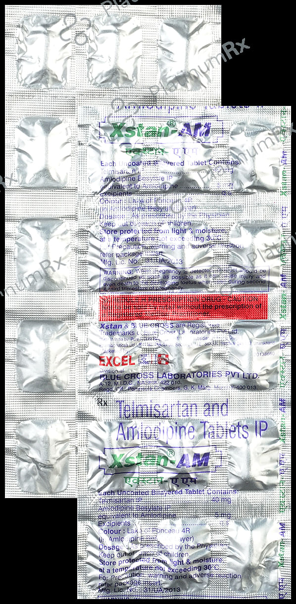 Xstan AM 40/5mg Tablet 15s