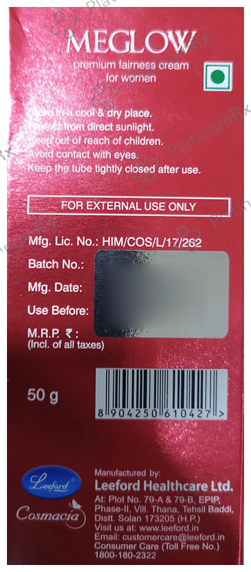 Meglow Premium Fairness Cream for Women