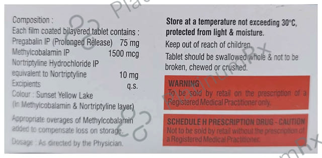 Upnuron 75mg/10mg/1500mcg Tablet PR