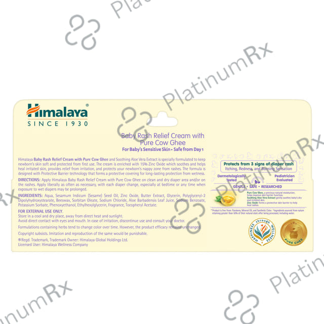 Baby Rash Relief Pure Cow Ghee Cream 20gm