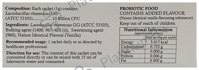 Procillus GG 10 Orodispersible Probiotic Granules Vanilla 10B 1s