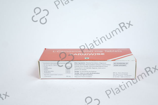 Carniwise 200mg Tablet 10s