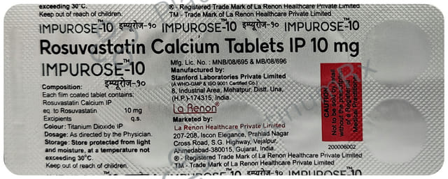 Impurose 10mg Tablet 10s
