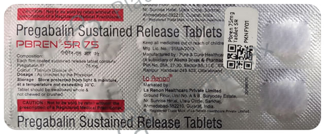Pbren 75mg Tablet SR
