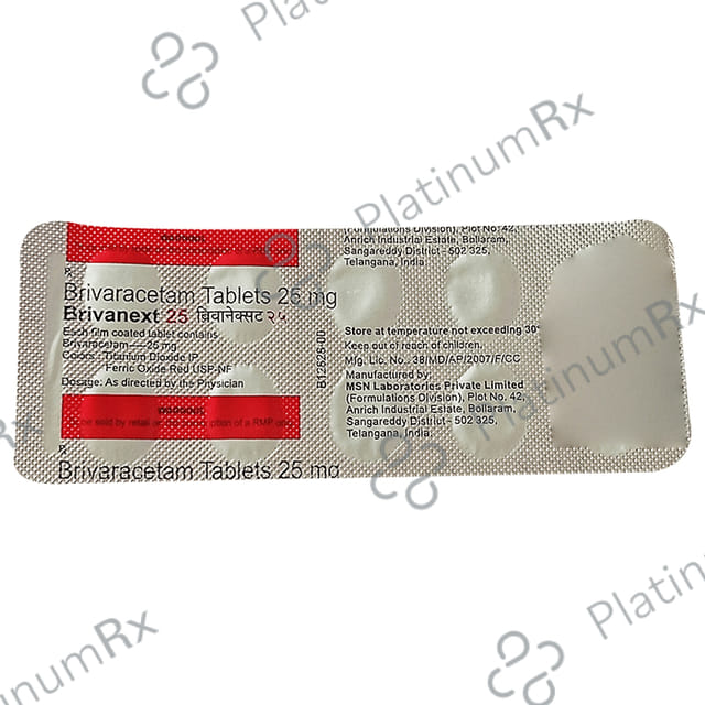 Brivanext 25mg Tablet 10s