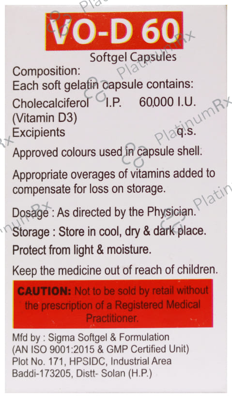 VO-D 60 Softgel Capsule