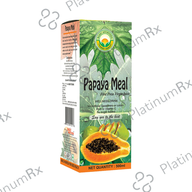 Basic Ayurveda Papaya Meal First Press Virgin Juice