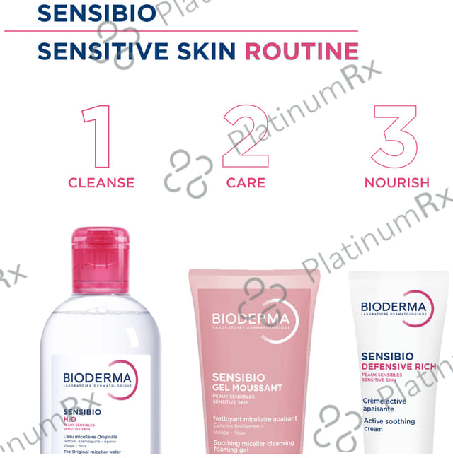 Bioderma Sensibio H2O Make-up Removing Micellar Water & Cleanser - For Sensitive Skin 250 ml