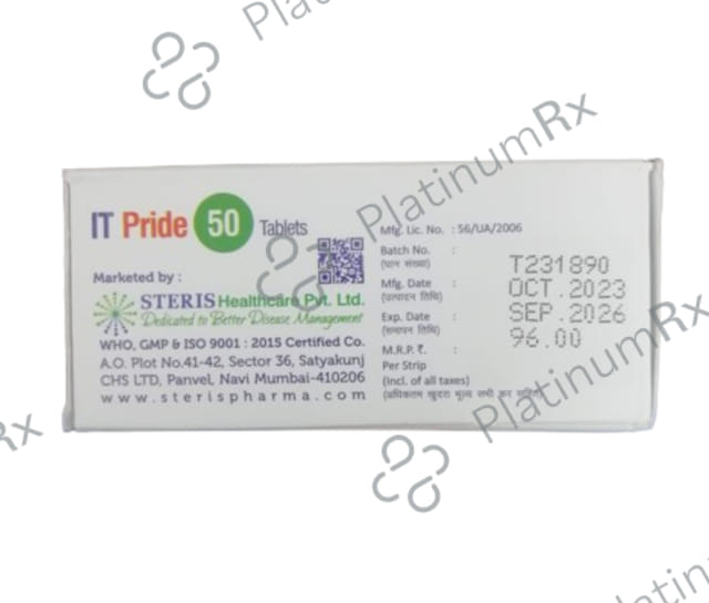 It Pride 50mg Tablet 10s
