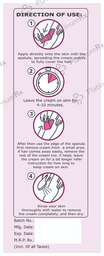 Narica Hair Removal Cream (50gm Each) Aloe Vera & Vitamin E