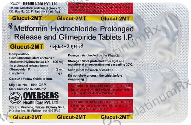 Glucut 2 MT Tablet 10s