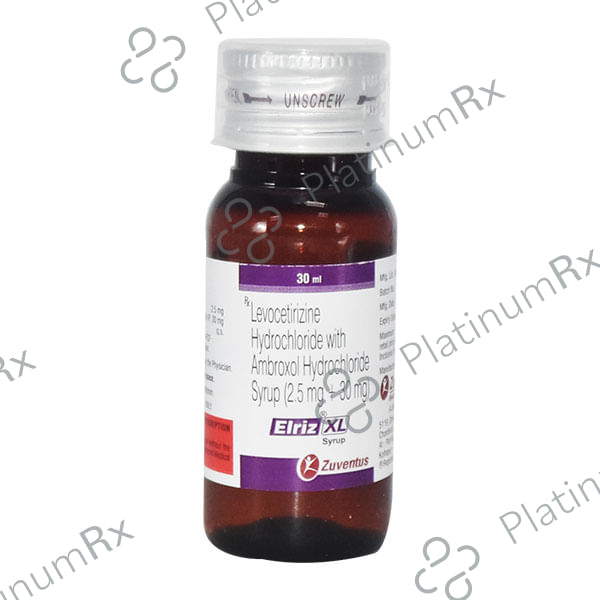 Elriz XL 30/2.5mg Syrup 30ml