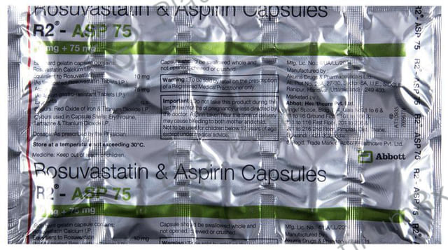 R2 ASP 75/10mg Capsule 10s
