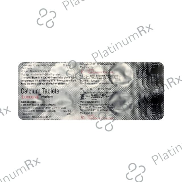 Loycoral Calcium Tablet 10s
