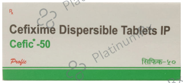 Cefic 50mg Tablet DT 10s