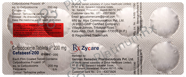Cefabest 200mg Tablet 10s