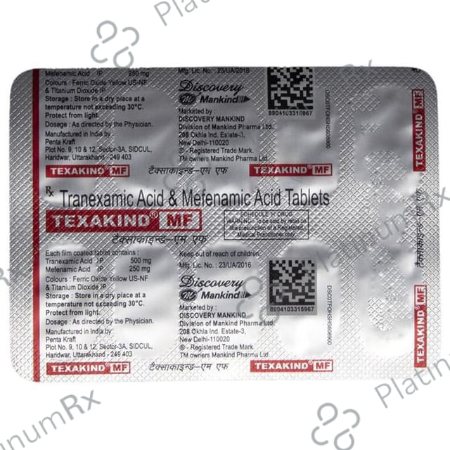 Texakind MF 250/500mg Tablet 10s