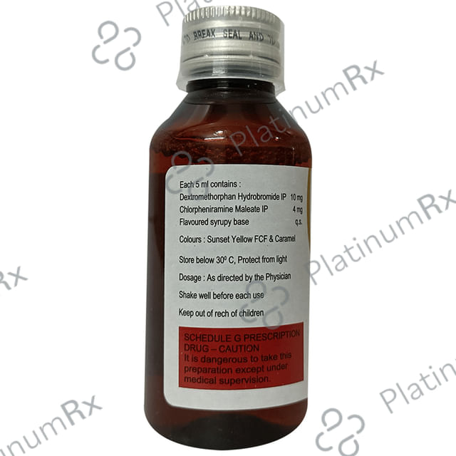Aerodil DX 4/10mg Syrup Raspberry Sugar Free 100ml