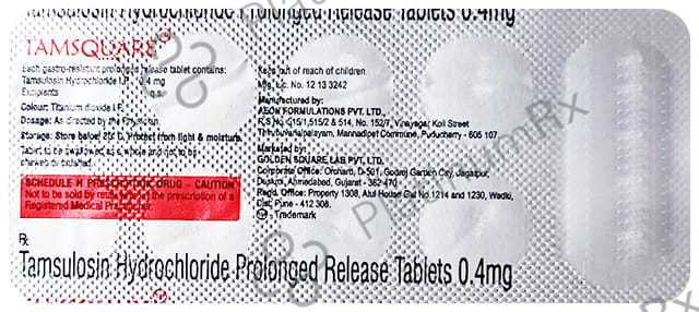 Tamsquare 0.4mg Tablet 10s