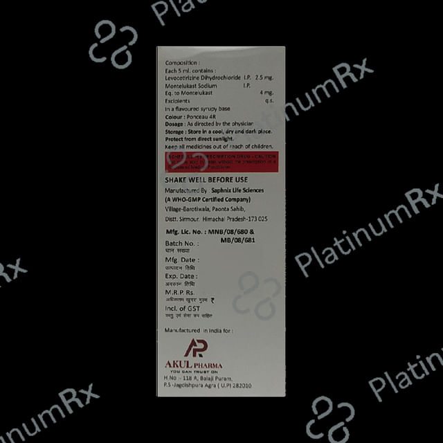 Montikul L Syrup