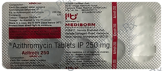 Azitroth 250 Tablet