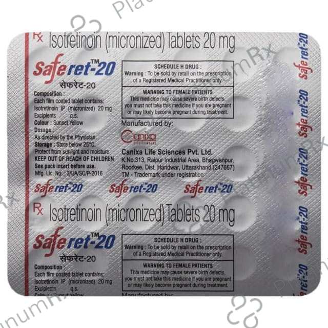 Saferet 20mg Tablet 10s