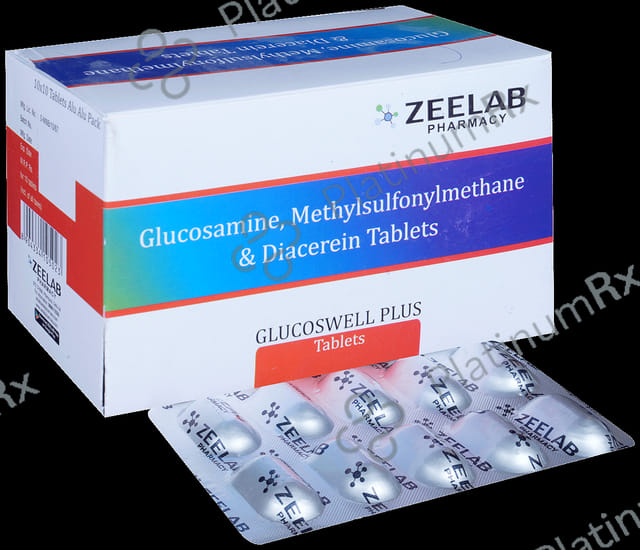 Glucoswell Plus 50/750/250mg Tablet 10s