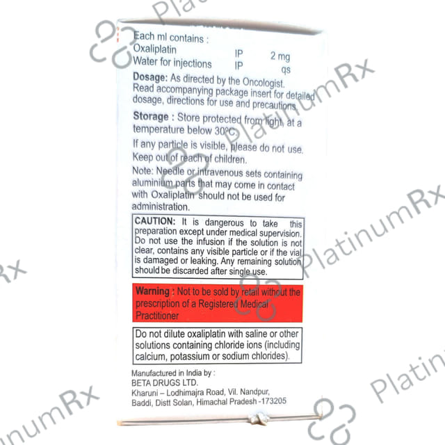 Mapsplatin 100mg Injection