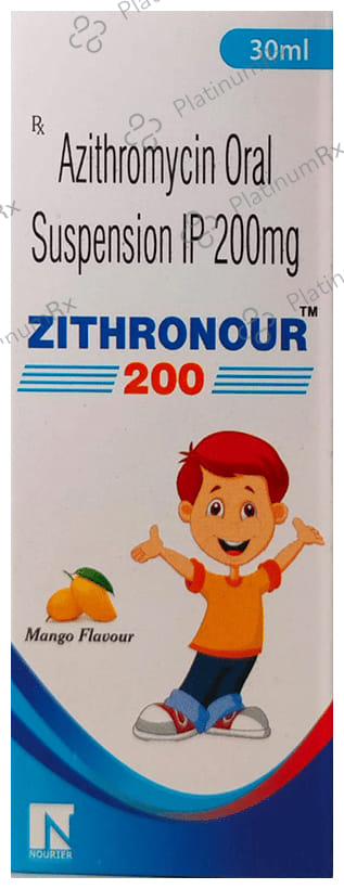 Zithronour 200mg Mango Flavour Oral Suspension 30ml