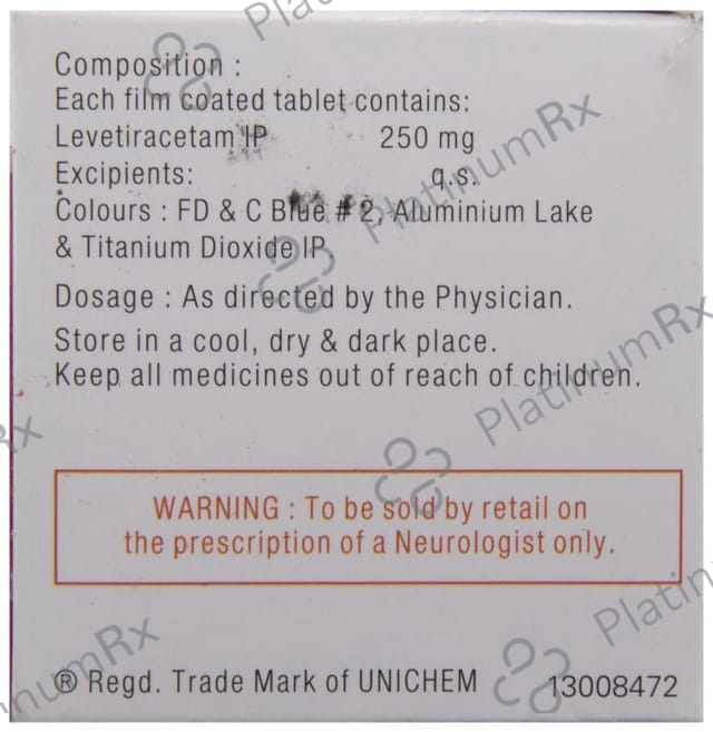 Levtam 250mg Tablet 10s