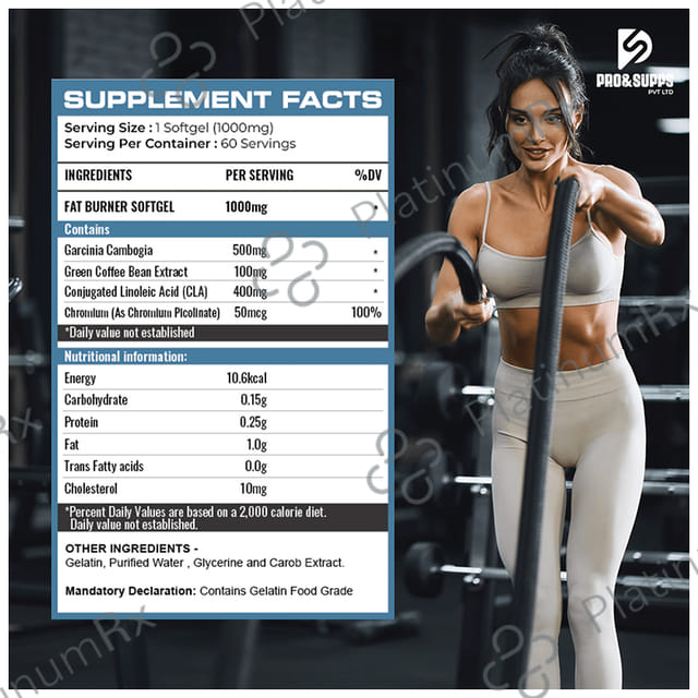 Muscle Dominator Fat Burner 1000mg Softgel