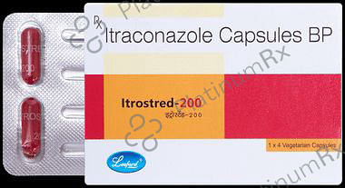 Itrostred 200 Capsule 4 Capsule