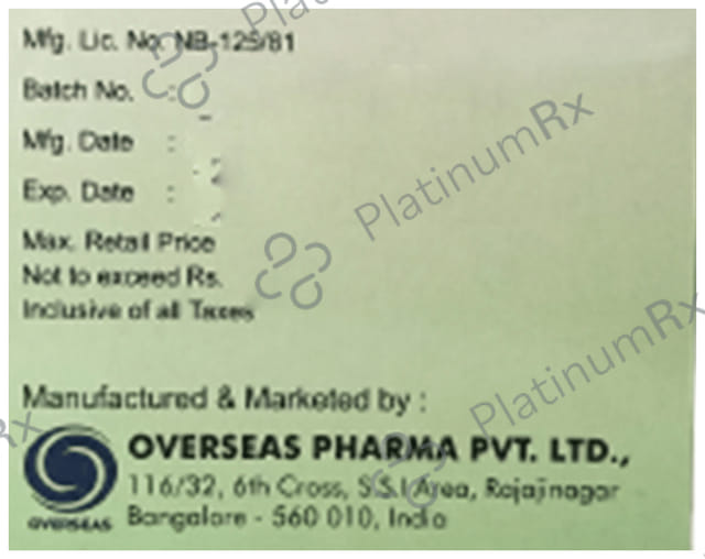 Ocemol 100/325mg Tablet 10s