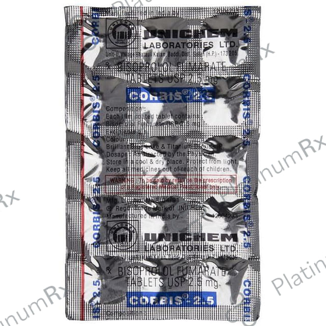 Corbis 2.5mg Tablet 15s