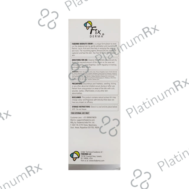 Fix Derma Nigrilite Cream 100gm