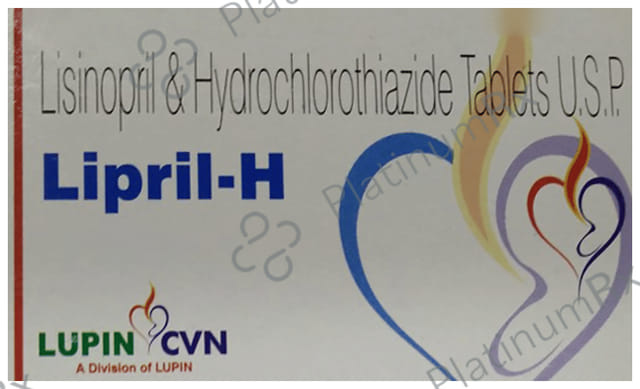 Lipril H 5/12.5mg Tablet 15s