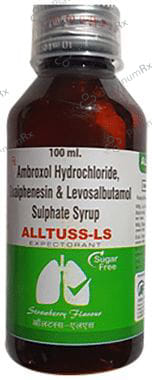 Alltuss-LS Syrup Strawberry Sugar Free