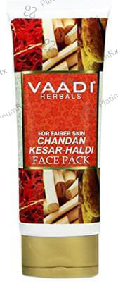 Vaadi Herbals Chandan Kesar Haldi Face Pack