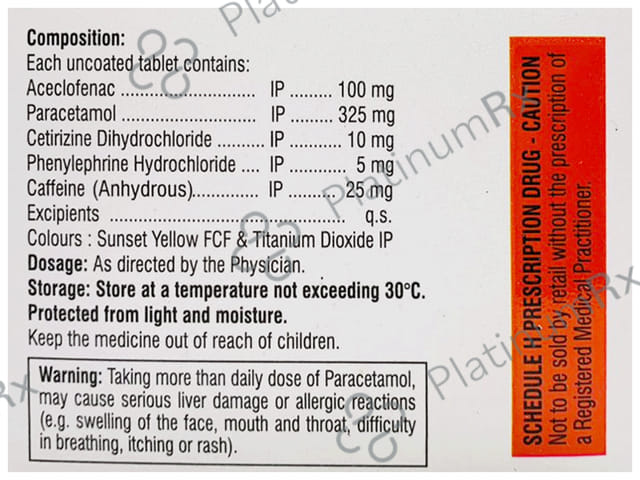 Flezonac Cold Tablet