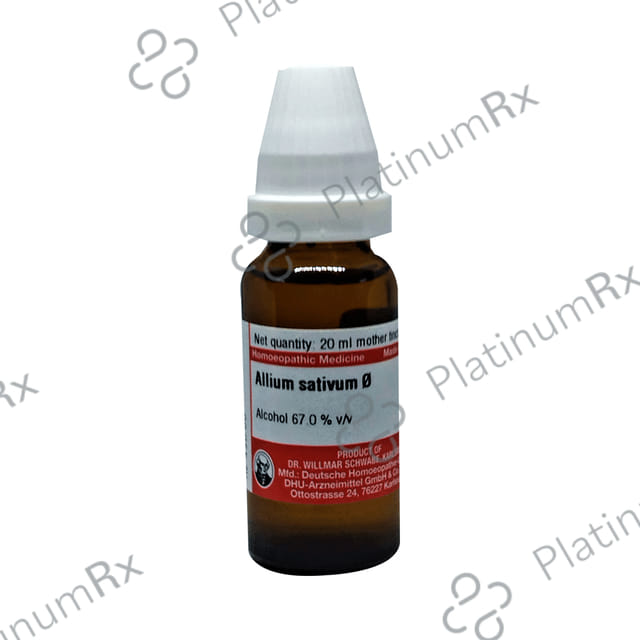Dr Willmar Schwabe Germany Allium Sativum Mother Tincture Q