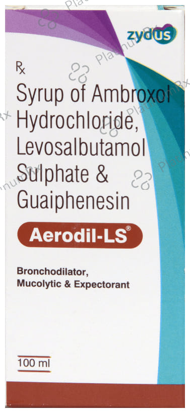 Aerodil LS 15/50/1mg Expectorant 100ml