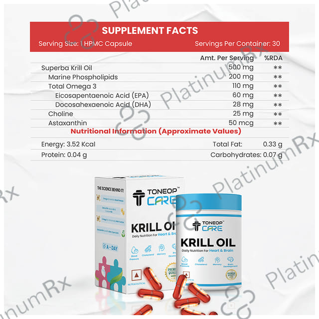 ToneOp Care Krill Oil Capsule 30s