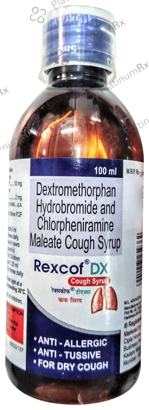 Rexcof DX Cough 2/10mg Syrup 100ml