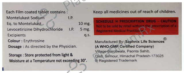 Addcet M 5/10mg Tablet 10s