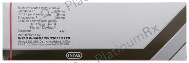 Entacom Plus 100mg Tablet 10s