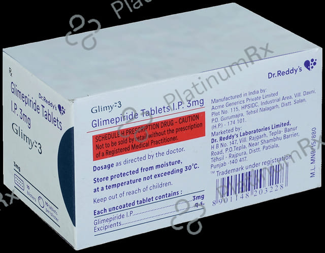Glimy 3mg Tablet 10s